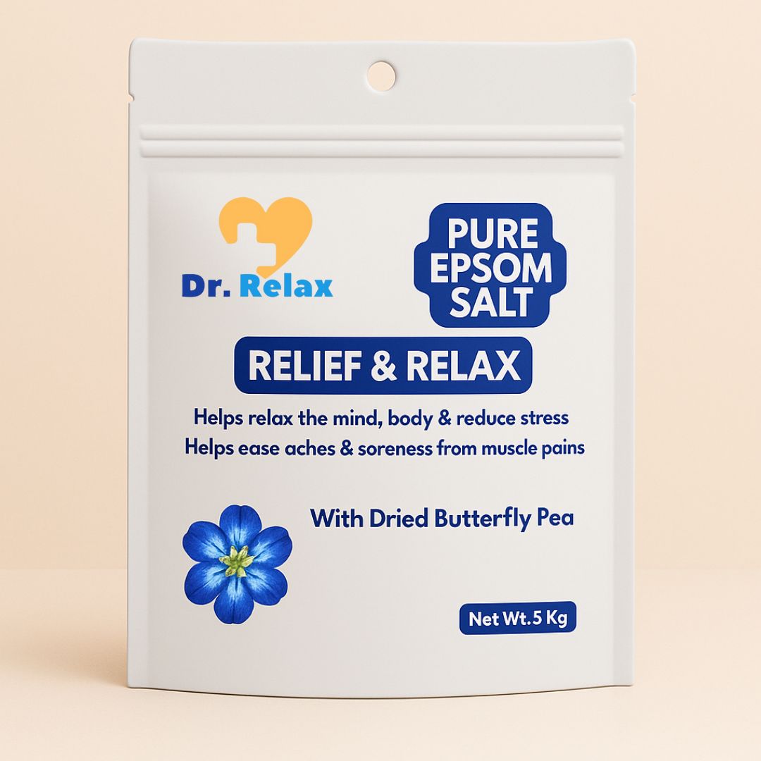 Dr. Relax Epsom Salt - with Dried Butterfly Pea