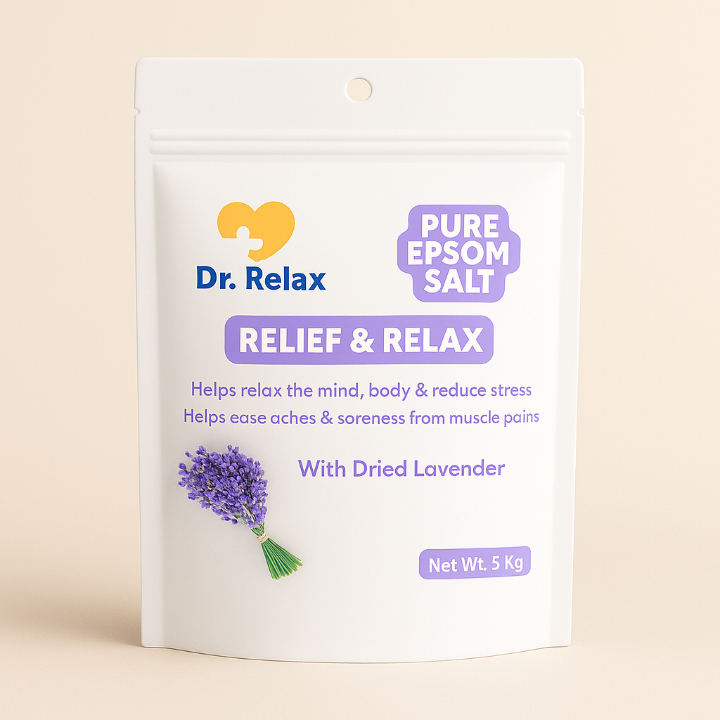 Dr. Relax Epsom Salt - with Dried Lavender