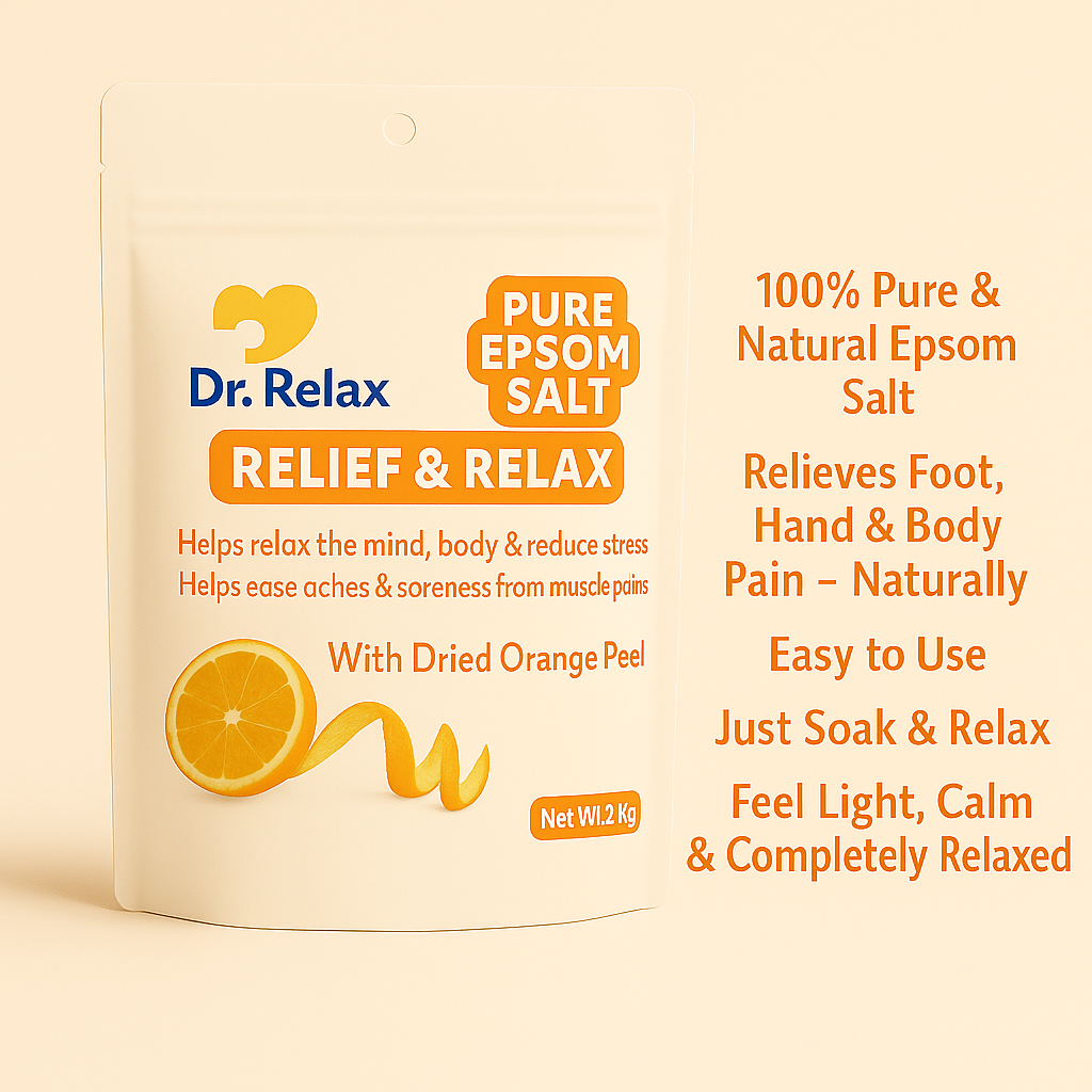 Dr. Relax Epsom Salt - with Dried Orange Peel