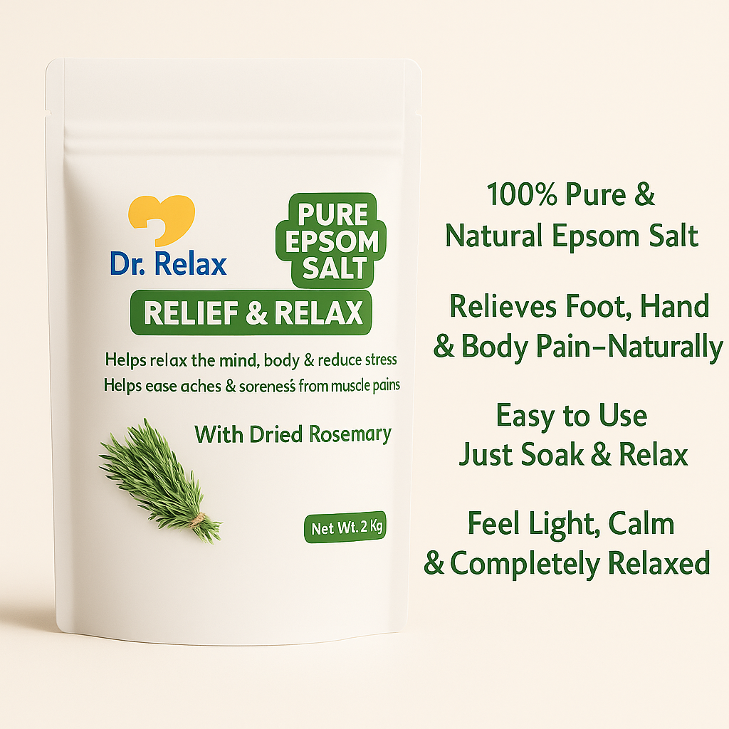 Dr. Relax Epsom Salt - with Dried Rosemary