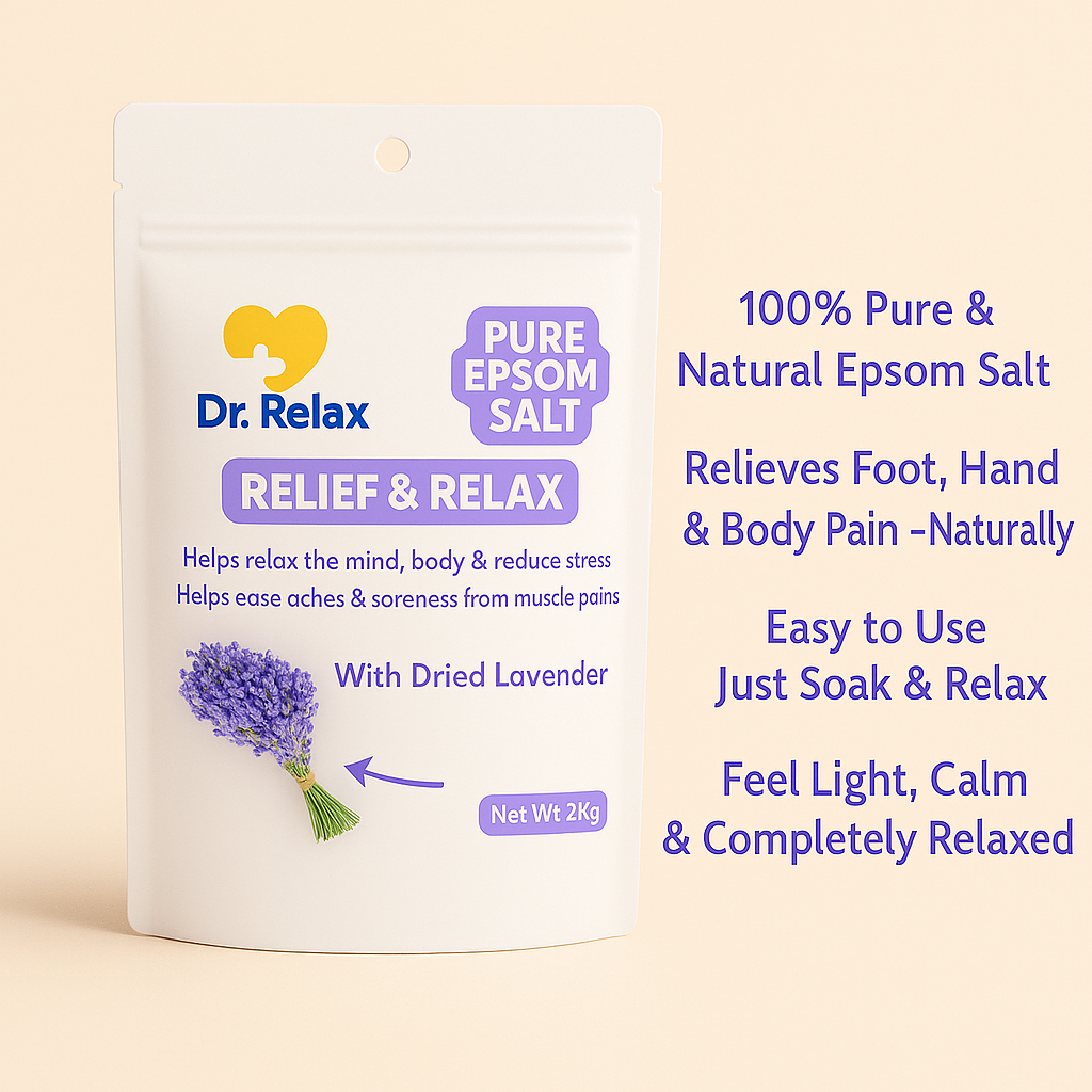Dr. Relax Epsom Salt - with Dried Lavender