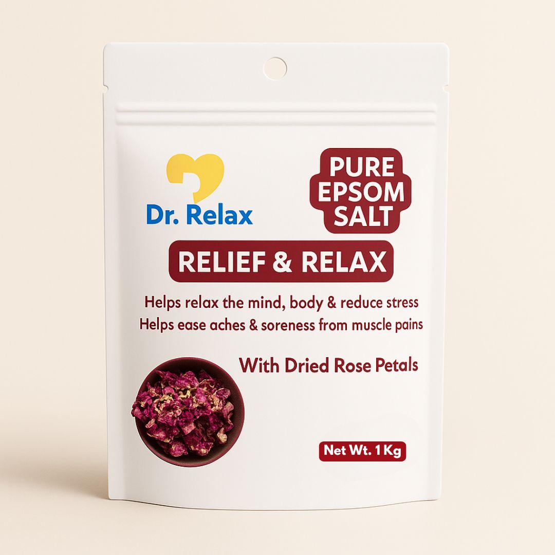 Dr. Relax Epsom Salt - with Dried Rose Petals