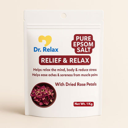 Dr. Relax Epsom Salt - with Dried Rose Petals