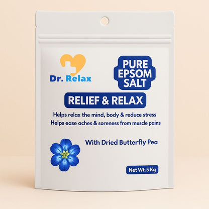 Dr. Relax Epsom Salt - with Dried Butterfly Pea
