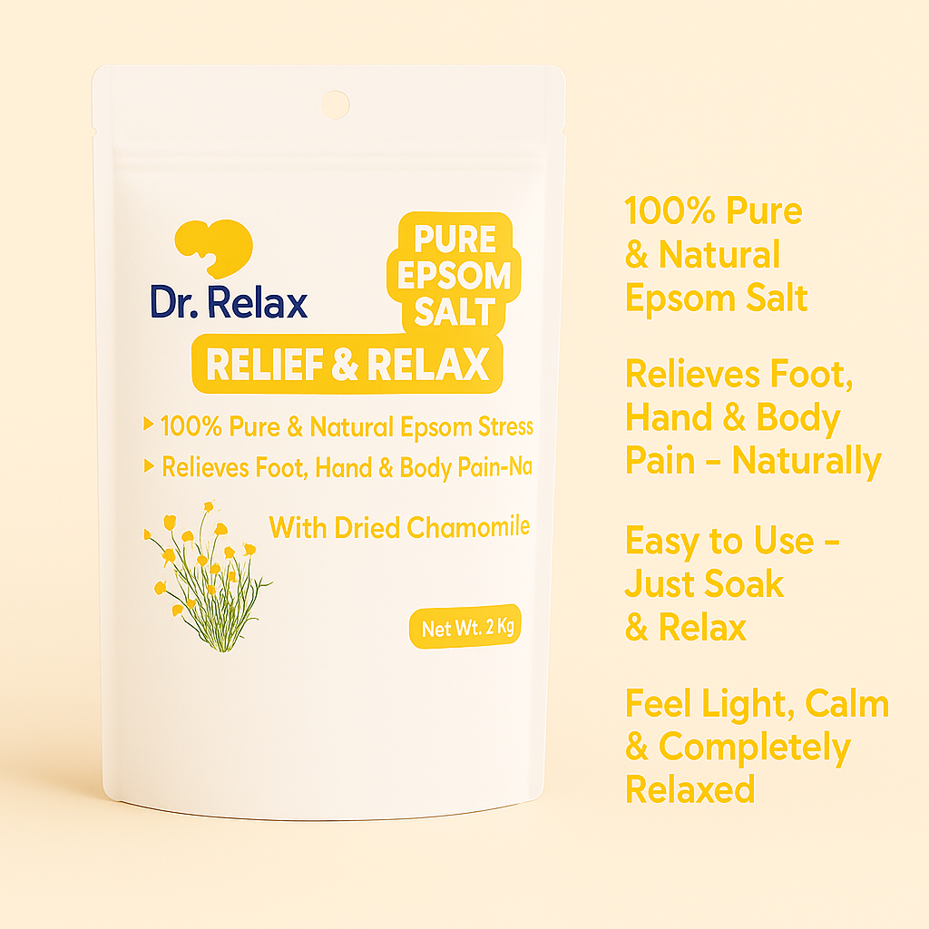 Dr. Relax Epsom Salt - with Dried Chamomile
