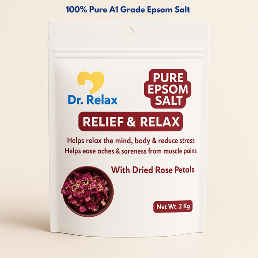 Dr. Relax Epsom Salt - with Dried Rose Petals