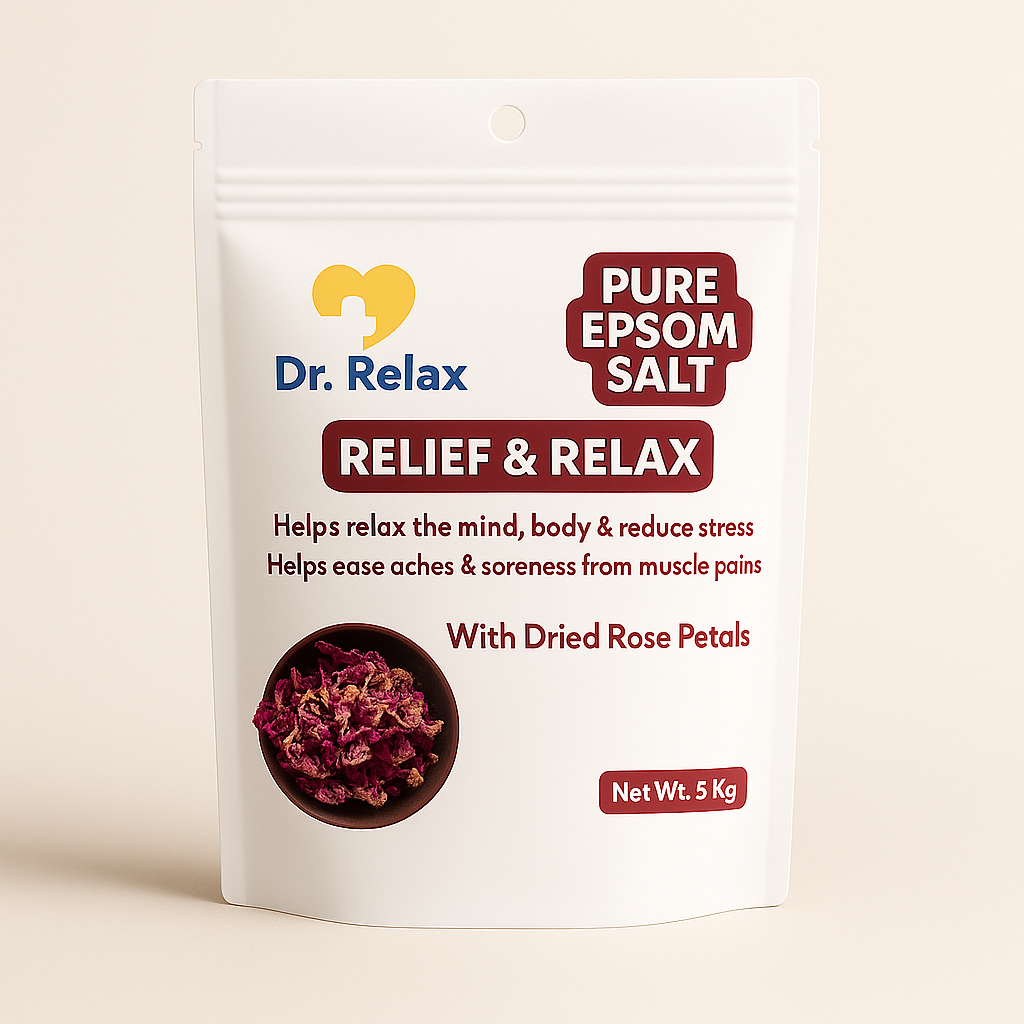 Dr. Relax Epsom Salt - with Dried Rose Petals