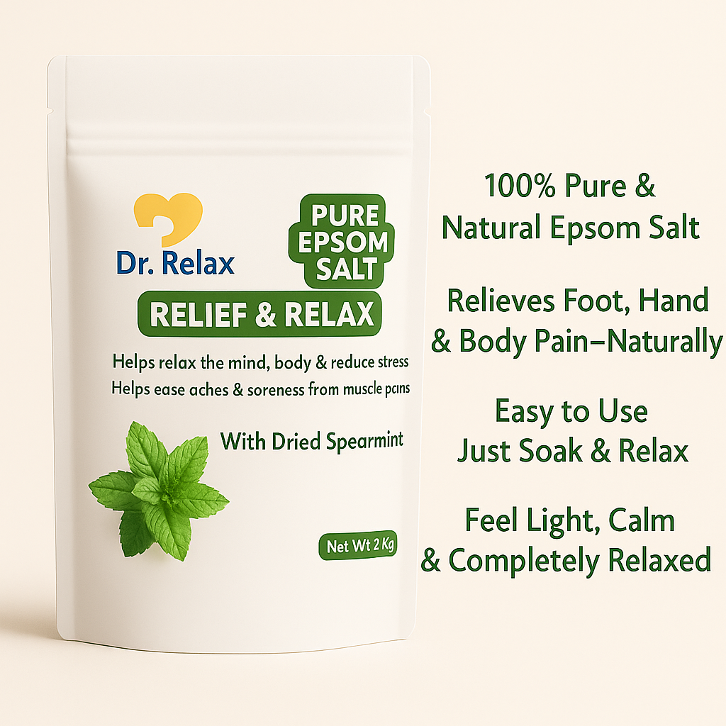 Dr. Relax Epsom Salt - with Dried Spearmint